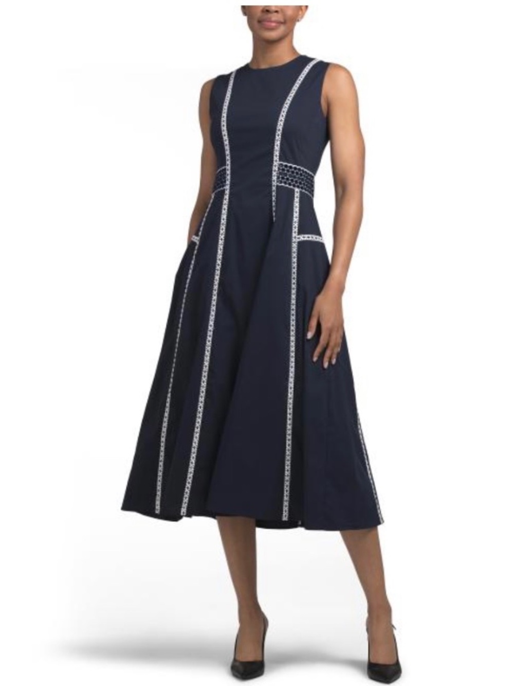 TANYA TAYLOR sloane dress, midnight color, size 4
